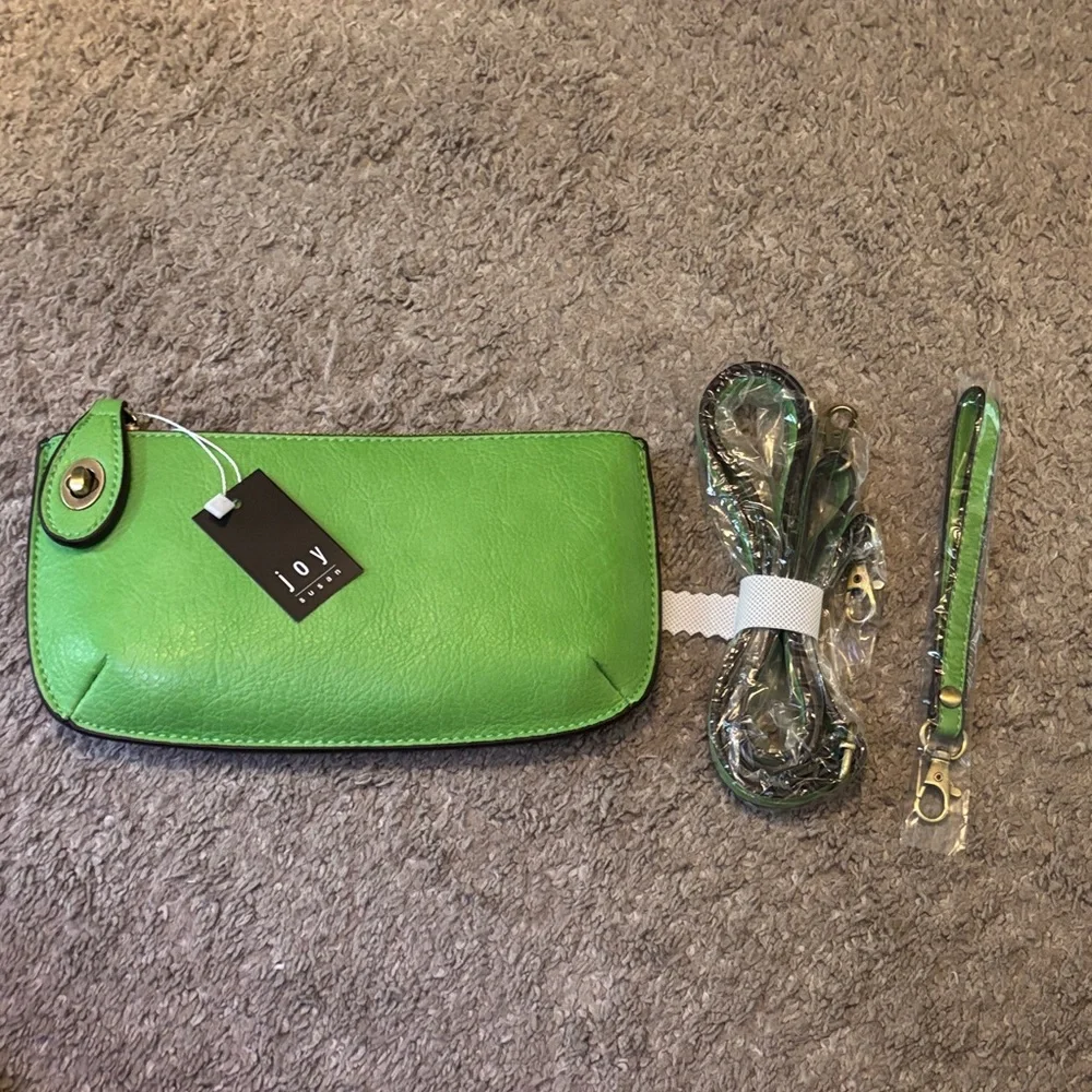 Joy Susan Vibrant Lime Wristlet - Picture 8 of 8